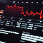 screen showing data about an economic downturn start-up fundraising in the face of global economic downturn